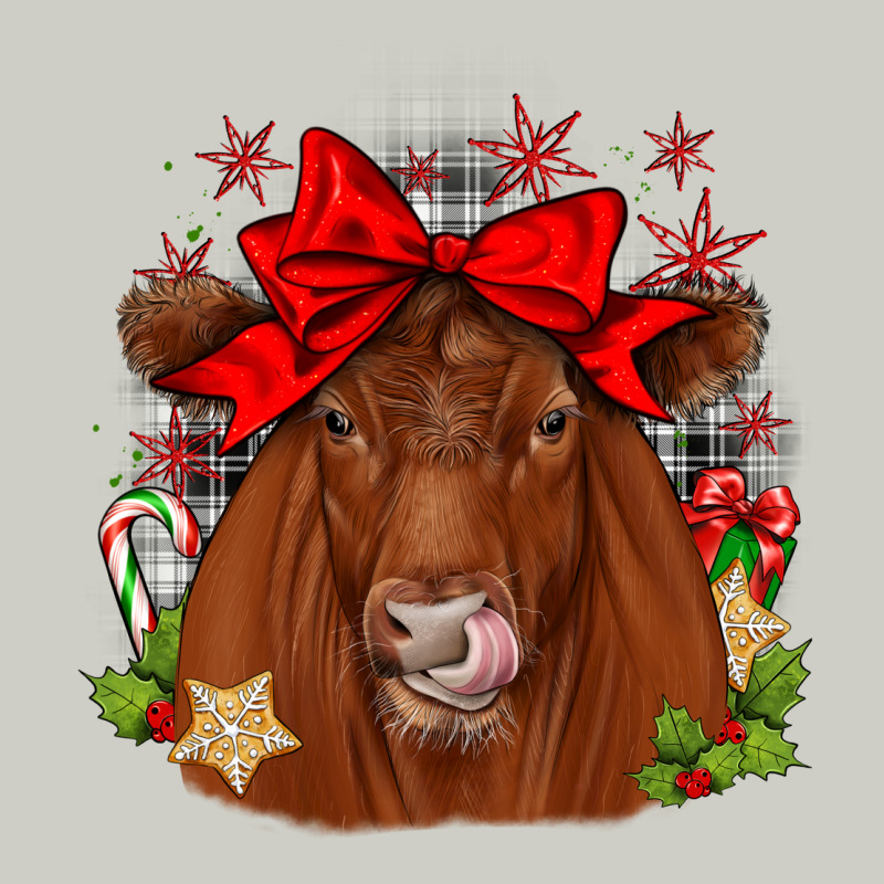 Christmas Red Angus Heavyweight Hoodie by JahusDesignShop | Teevron