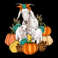 Goat Family Fall Pumpkins Gemstone Premium Sweatshirt | Teevron