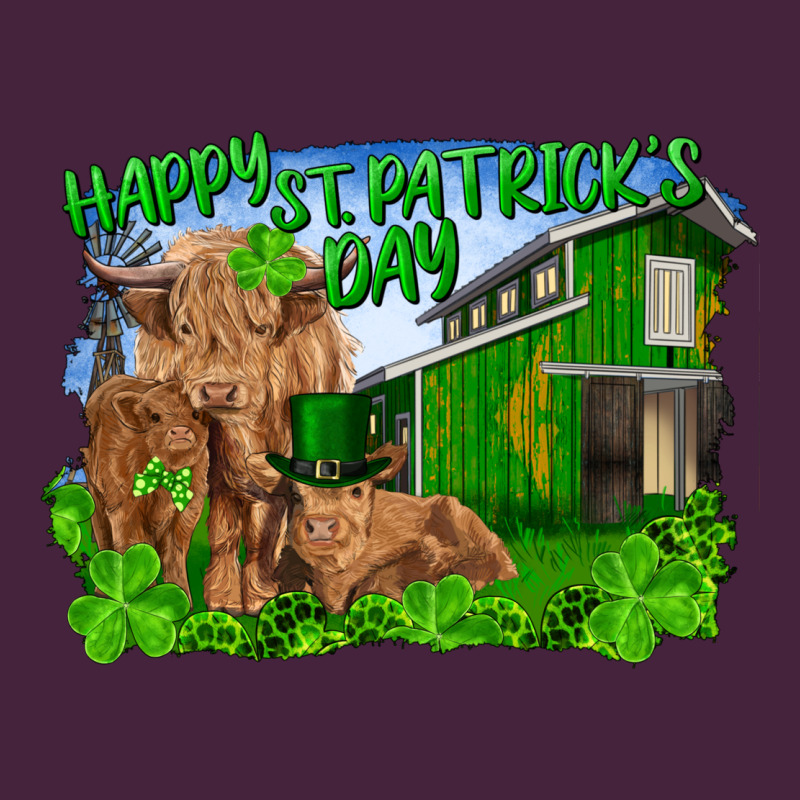 Happy St. Patrick's Day Cattle And Calfs Long Sleeve Tee by RanaPortraitStore | Teevron