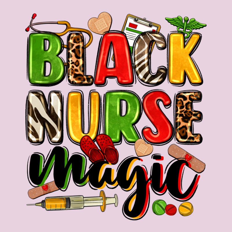 Black Nurse Magic Classic Tee by Zillion Design Studio | Teevron