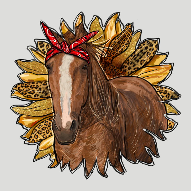 Sunflower With Horse Zipper Hoodie by RanaPortraitStore | Teevron