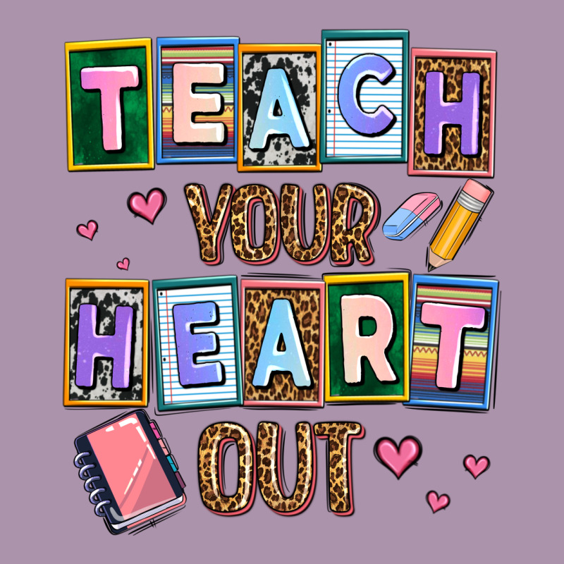Teach Your Heart Out Heavyweight Hoodie by AdoDesignShop | Teevron
