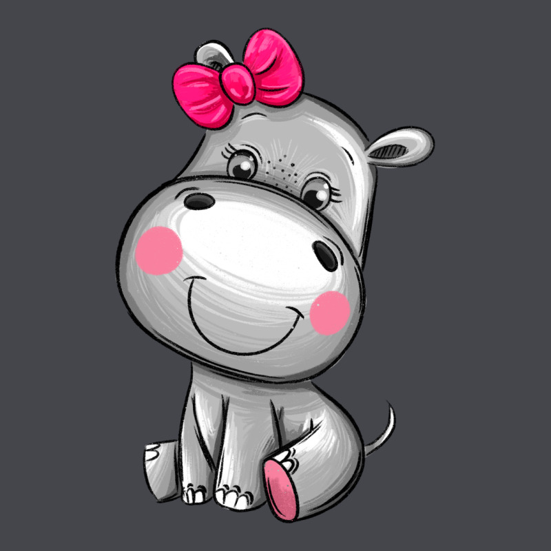 Cute Hippopotamus Long Sleeve Tee by AdoDesignShop | Teevron
