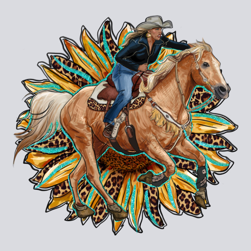 Sunflower Rodeo Zipper Hoodie by RanaPortraitStore | Teevron