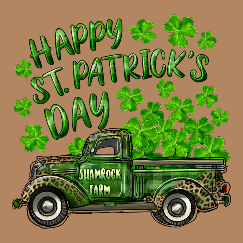 Happy St. Patrick's Day Shamrock Farm Truck Long Sleeve Tee by RanaPortraitStore | Teevron