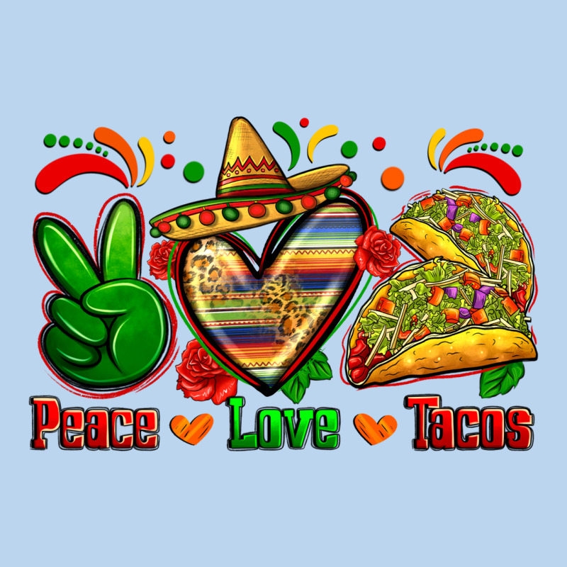 Peace Love Tacos Classic Tee by Zillion Design Studio | Teevron