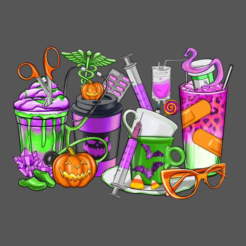 Halloween Nurse Coffee Cups Zipper Hoodie by texasbilliewilder | Teevron