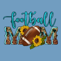 Western Leopard Camouflage Sunflowers  Glitter Mom Football Urban Heavy Tee | Teevron