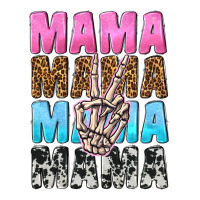 mama skeleton peace leopard pattern | Teevron