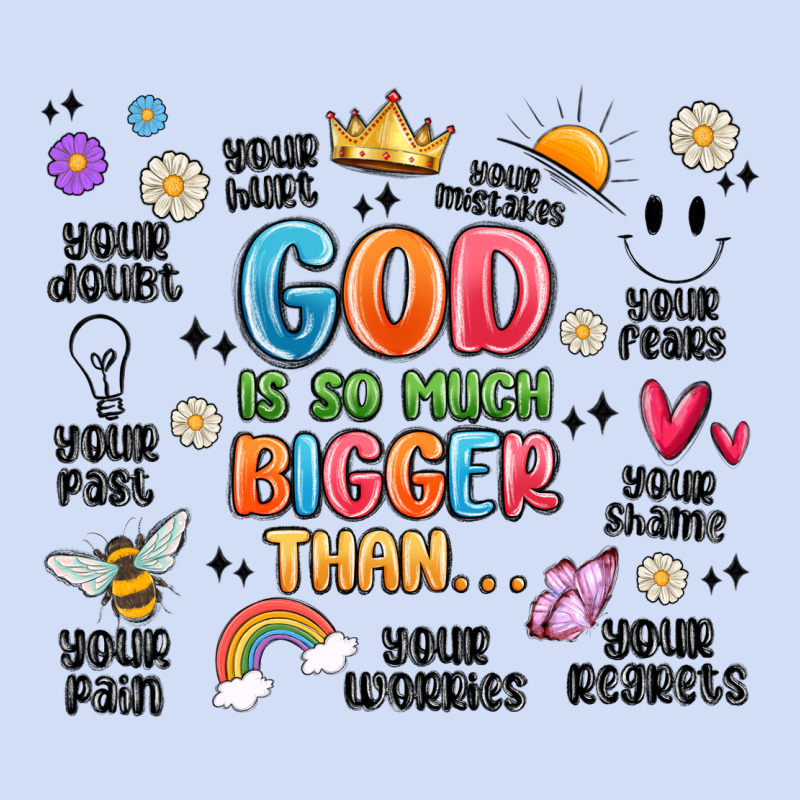 God Is So Much Bigger Than... Urban Hoodie by MaliasSmallBusiness | Teevron