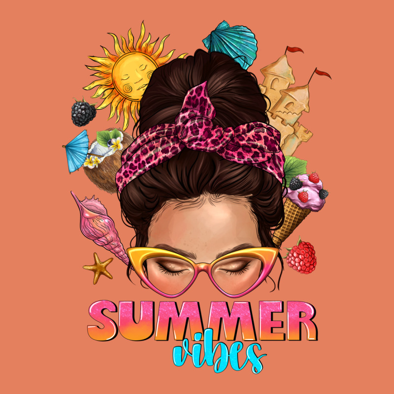 Summer Vibes Messy Bun Tbw Classic Tee by texasbilliewilder | Teevron