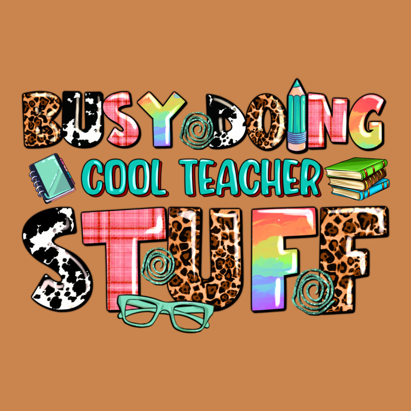 Busy Doing Cool Teacher Stuff Heavyweight Hoodie by AdoDesignShop | Teevron