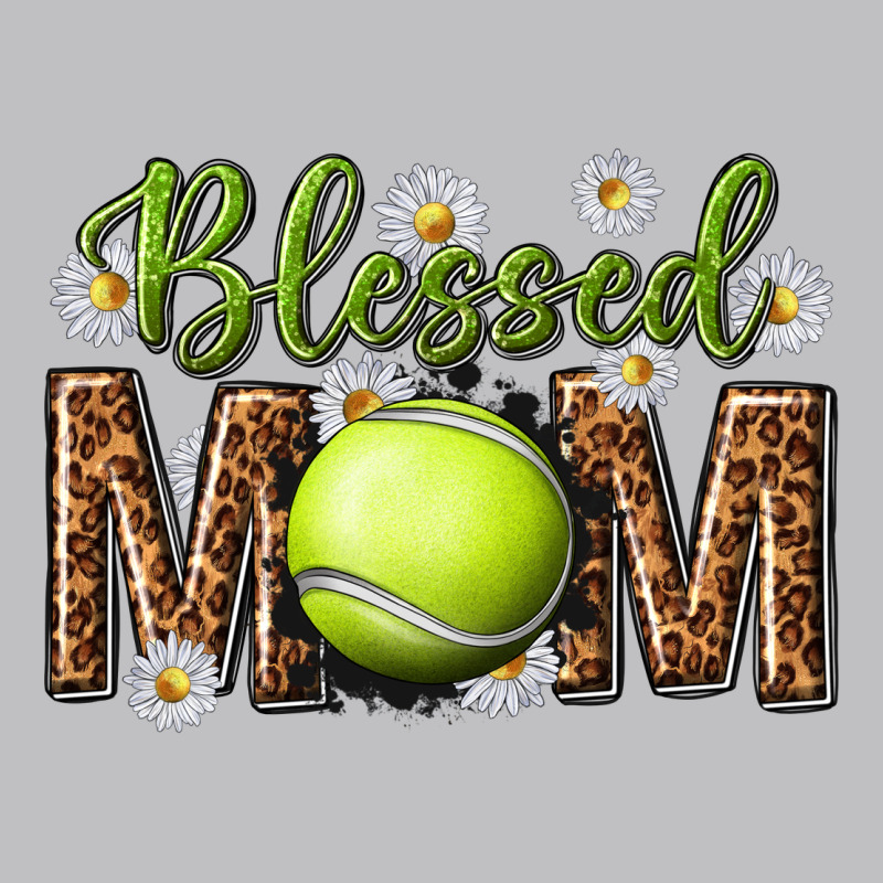 Blessed Mom With Tennis And Daisy Long Sleeve Tee by texasbilliewilder | Teevron