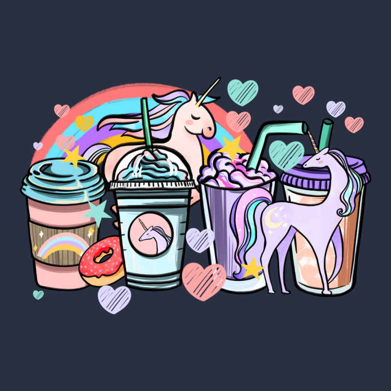 Unicorn Coffee Cups Urban Hoodie by NancyCooperArtShop | Teevron