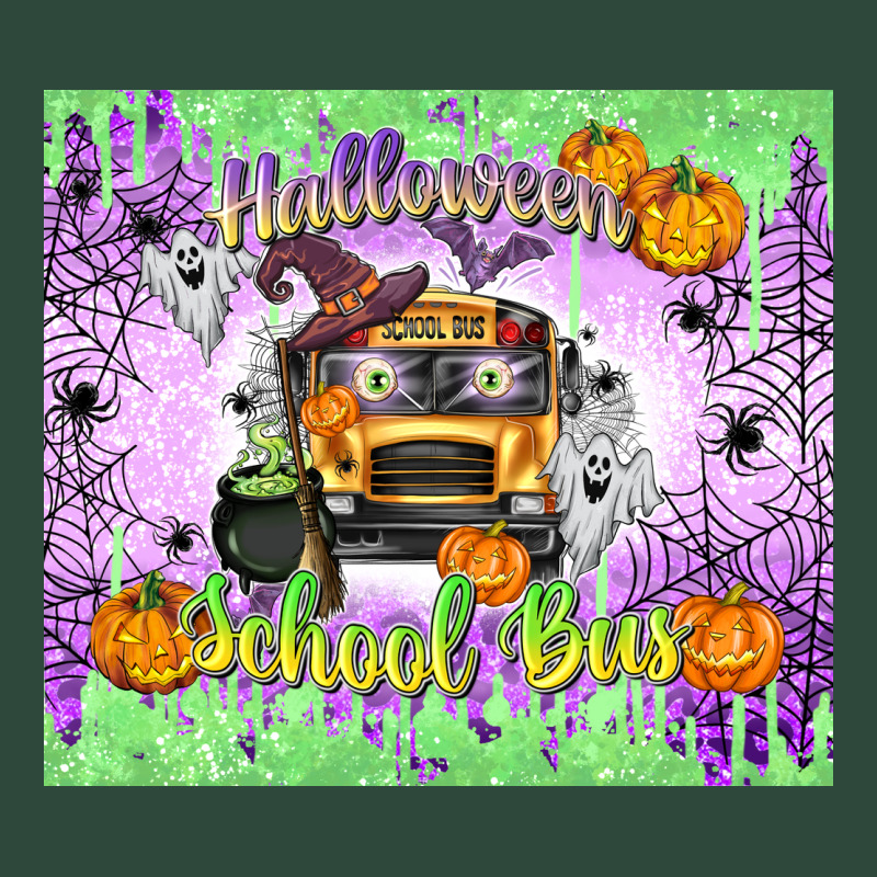 Halloween School Bus Zipper Hoodie by texasbilliewilder | Teevron