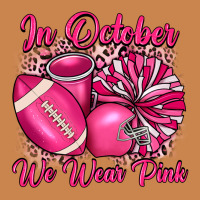 In October We Wear Pink Cheer With Football Breast Heavyweight Hoodie | Teevron