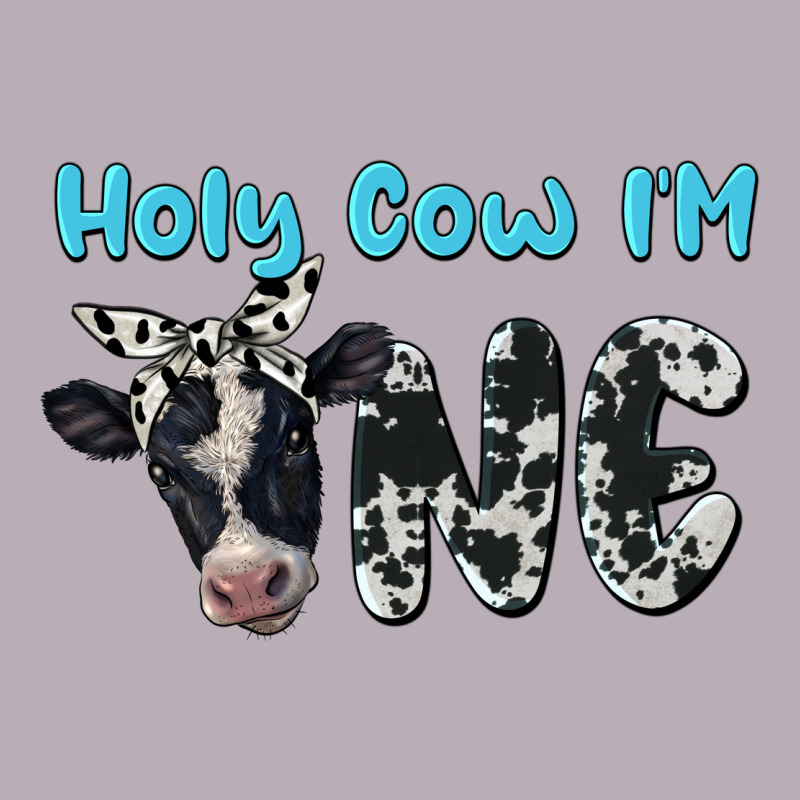 Holy Cow I'm One Vintage Tee by BarkalooDesign | Teevron