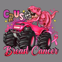 Crush Breast Cancer Monster Truck With Dinosaur Heavyweight Hoodie | Teevron