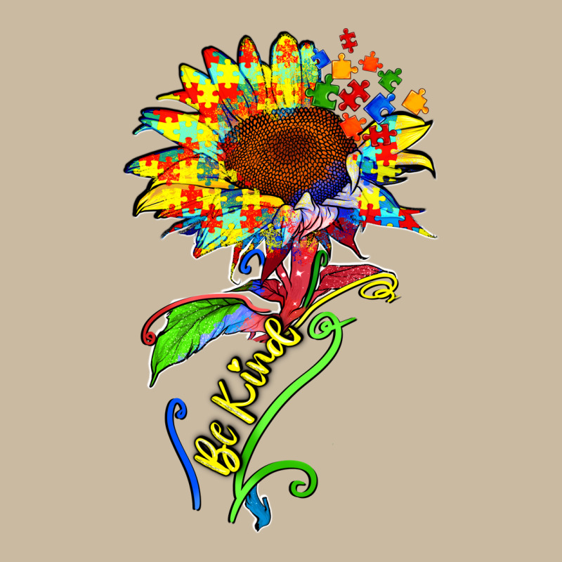 Be Kind Autism Sunflower Long Sleeve Tee by Zillion Design Studio | Teevron