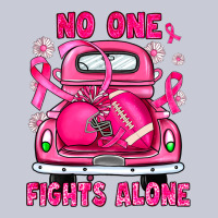 Breast Cancer No One Fights Alone Truck Football Heavyweight Hoodie | Teevron