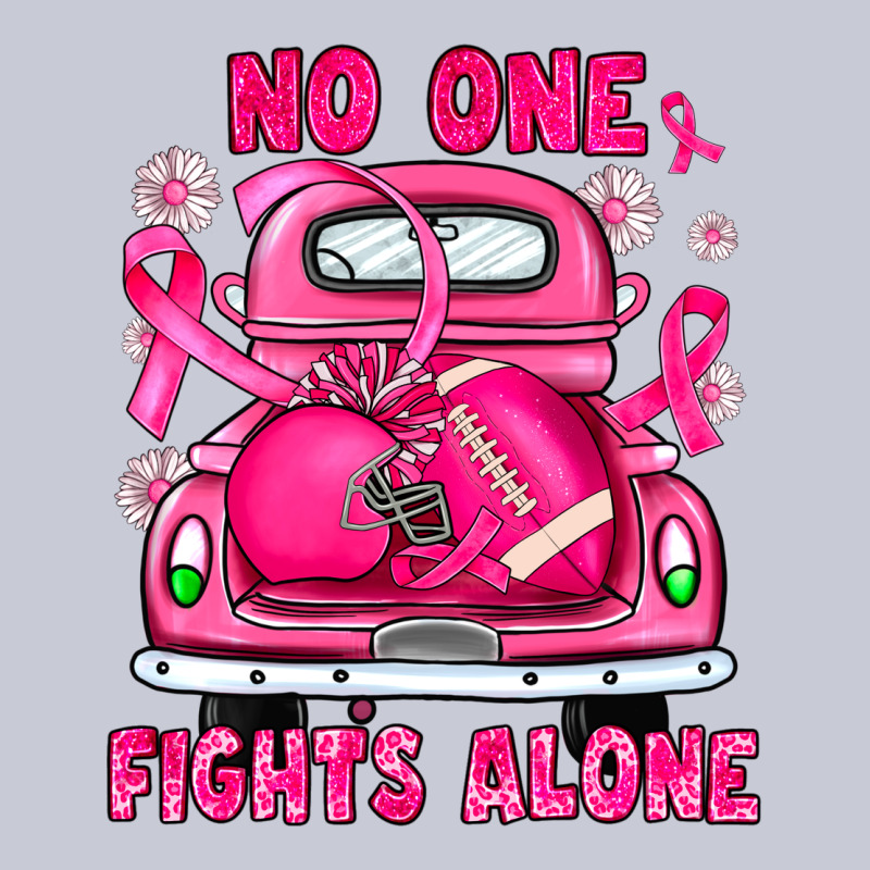 Breast Cancer No One Fights Alone Truck Football Heavyweight Hoodie by JahusDesignShop | Teevron