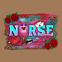 Valentine's Day Nurse With Leopard And Turquoise Background Classic Tee | Teevron