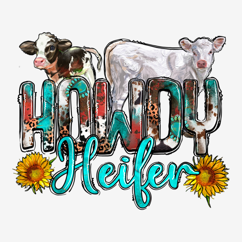 Western Howdy Heifer Urban Hoodie by NancyCooperArtShop | Teevron