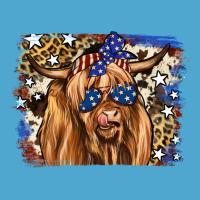 4th Of July Highland Cattle Premium Hoodie | Teevron