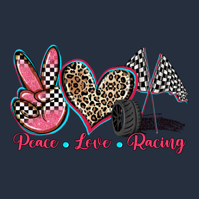 Peace Love Racing Zipper Hoodie by Zillion Design Studio | Teevron