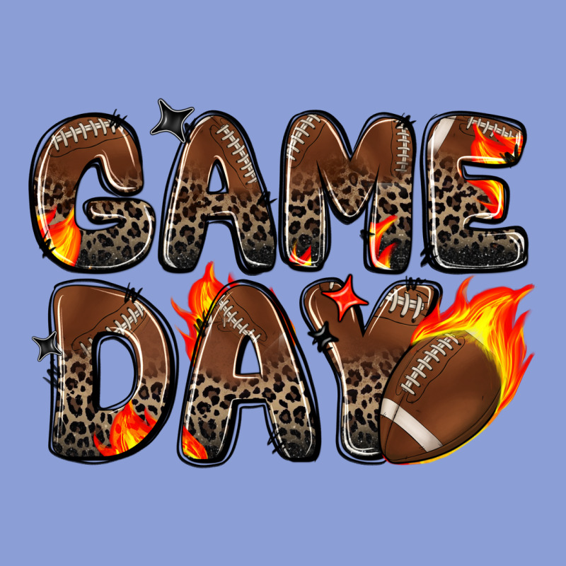 Game Day Football Leopard Long Sleeve Tee by Zillion Design Studio | Teevron