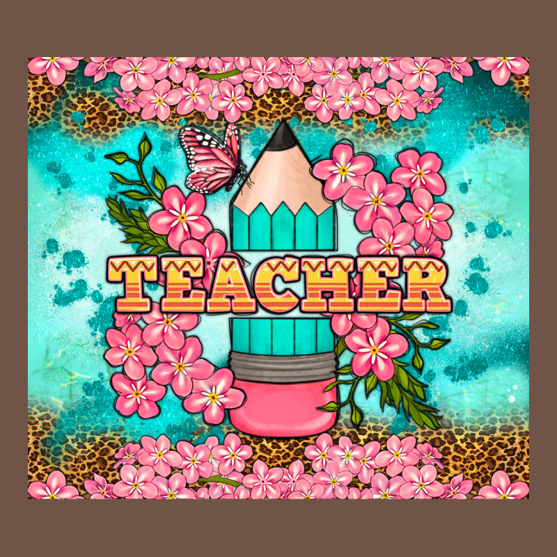 Teacher Floral Pencil Tumbler Premium Sweatshirt by BundleAndBundleShop | Teevron