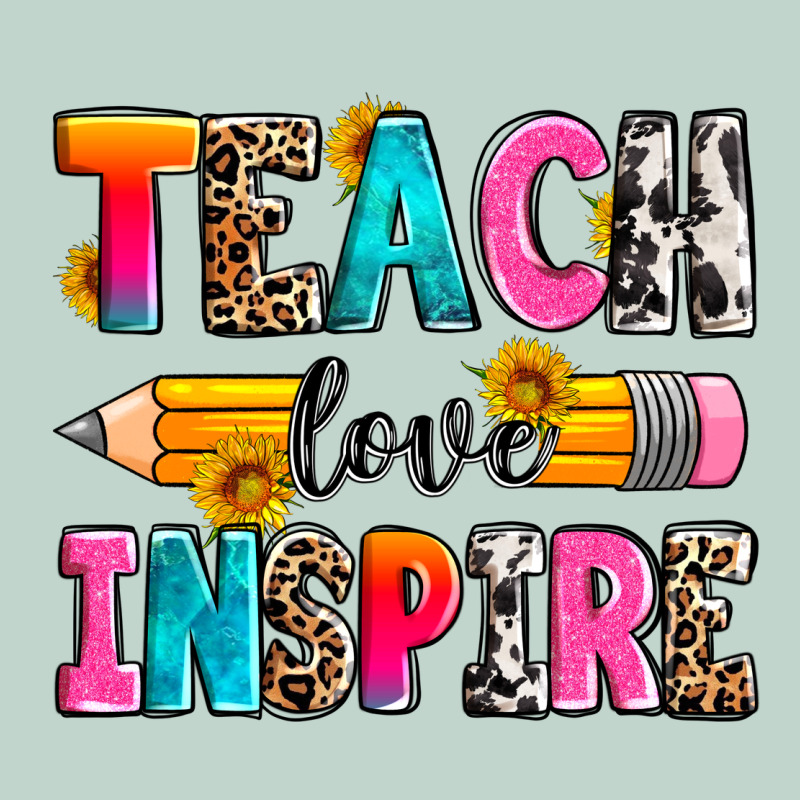 Teach Love Inspire Zipper Hoodie by Zillion Design Studio | Teevron