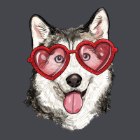 Husky With Love Glasses Long Sleeve Tee | Teevron