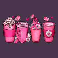 Breast Cancer Coffee Cups Heavyweight Hoodie | Teevron