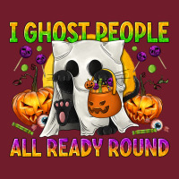 I Ghost People All Ready Round Zipper Hoodie | Teevron
