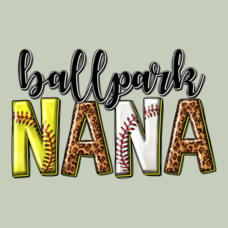 Ballpark Nana With Leopard Long Sleeve Tee by texasbilliewilder | Teevron
