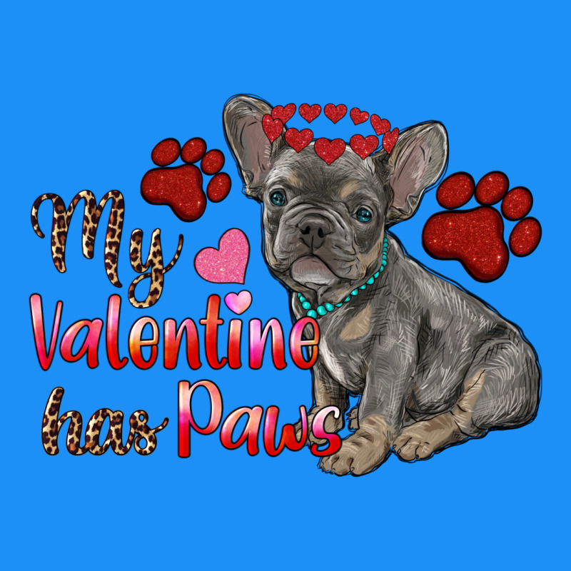 My Valentine Has Paws French Bulldog Classic Tee by RanaPortraitStore | Teevron