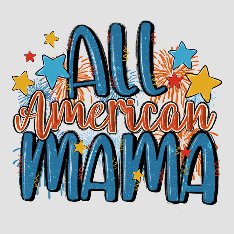 All American Mama Premium Hoodie by MaliasSmallBusiness | Teevron
