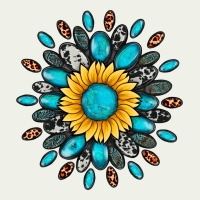 Gemstone Sunflower Urban Heavy Tee | Teevron