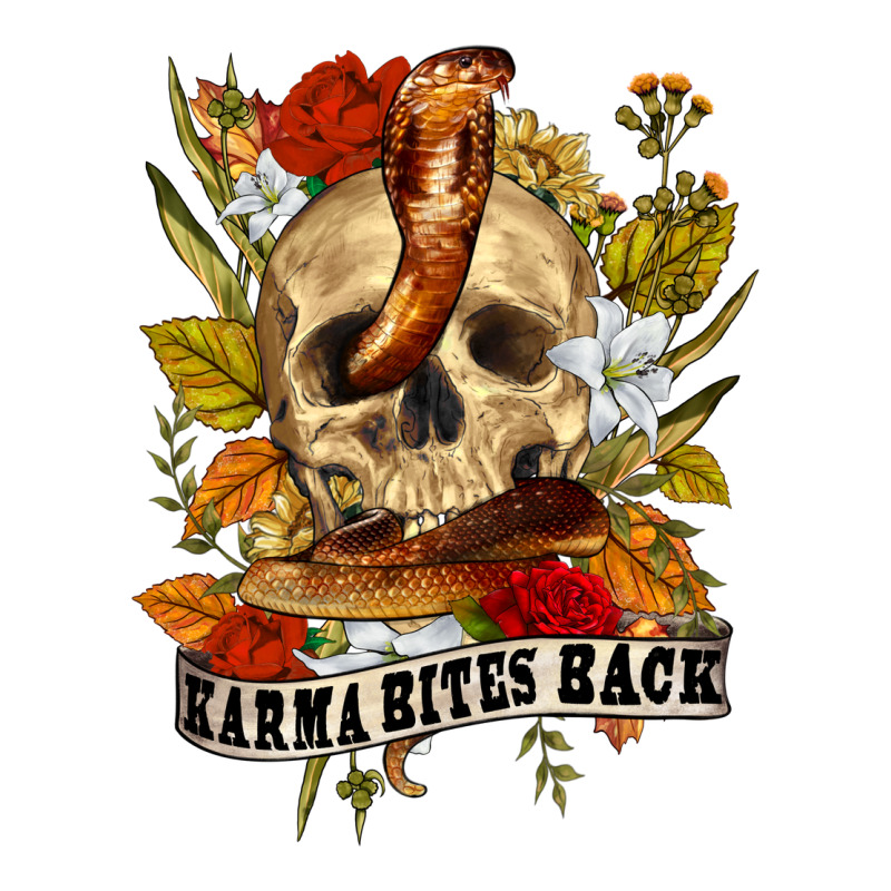 Karma Bites Back Long Sleeve Tee by RanaPortraitStore | Teevron