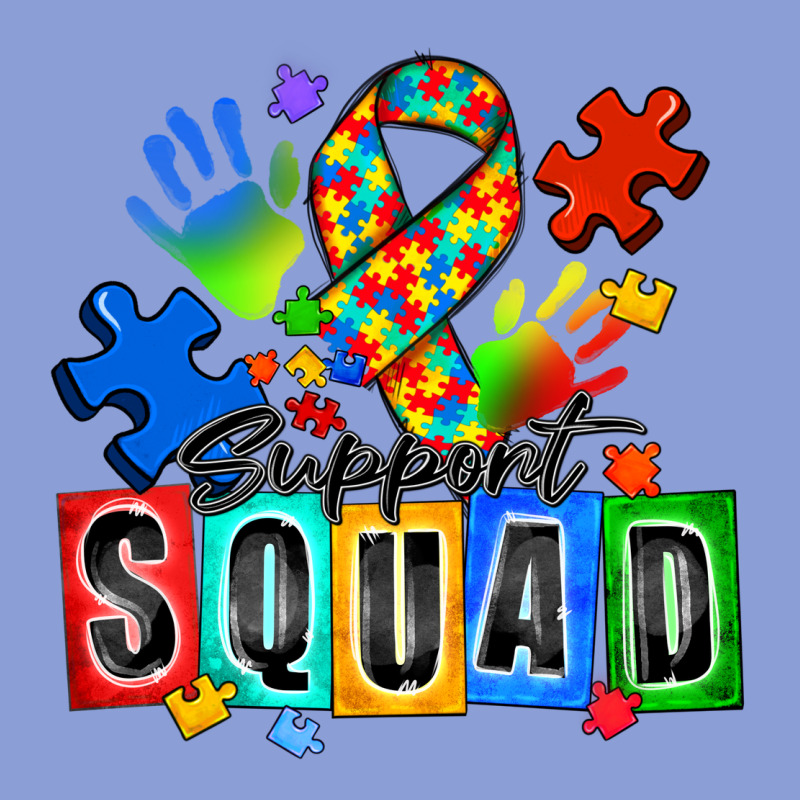 Support Squad Autism Long Sleeve Tee by Zillion Design Studio | Teevron