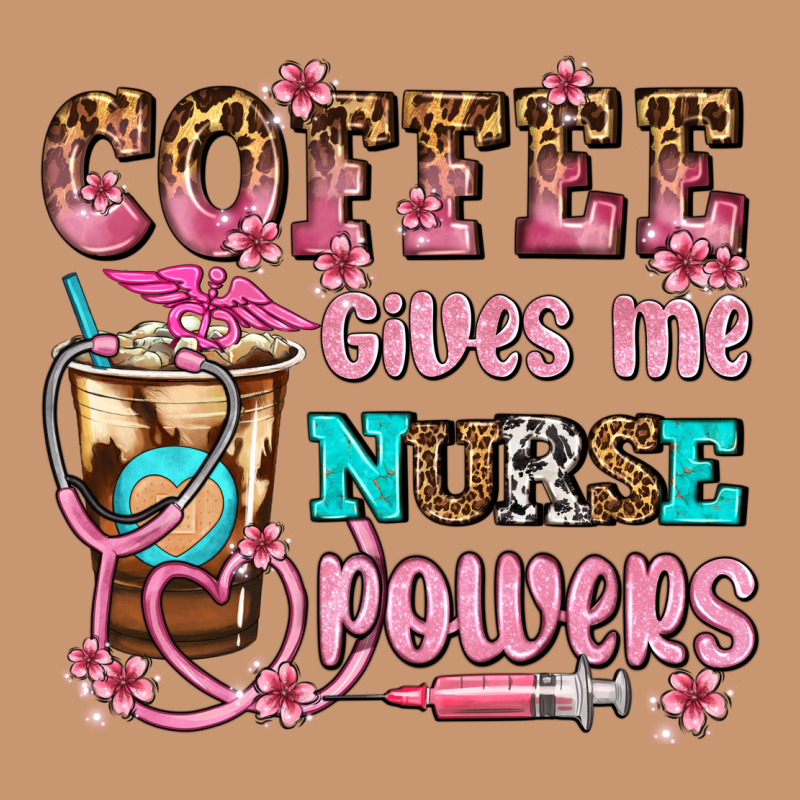 Coffee Gives Me Nurse Power Heavyweight Hoodie by AdoDesignShop | Teevron