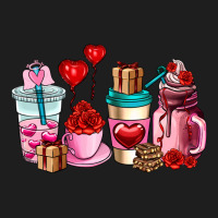 Valentines Day Roses Coffee Cups Heavyweight Hoodie | Teevron
