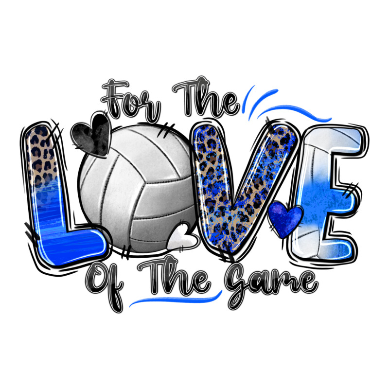 For The Love Of The Game Volleyball Long Sleeve Tee by Zillion Design Studio | Teevron