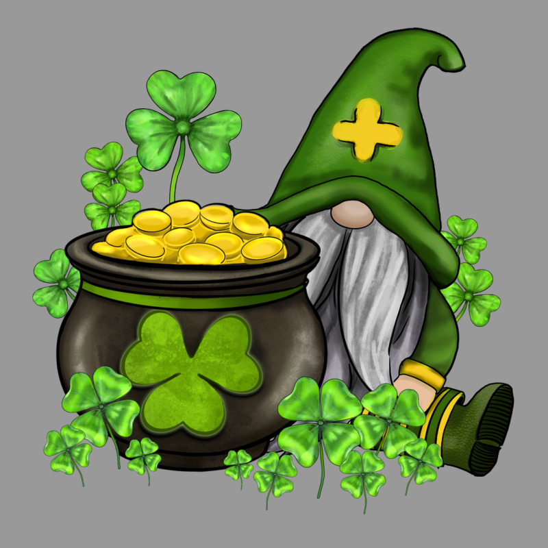 St Patricks Gnome And Pot Of Gold Vintage Hoodie by AdoDesignShop | Teevron