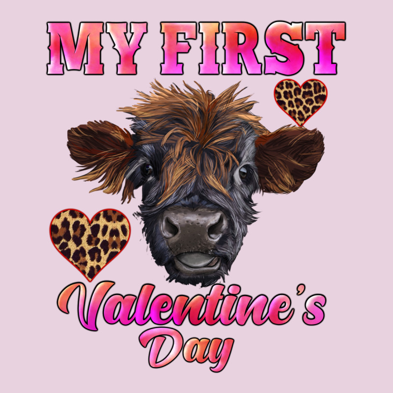 My First Valentine's Day Highland Calf Classic Tee by RanaPortraitStore | Teevron