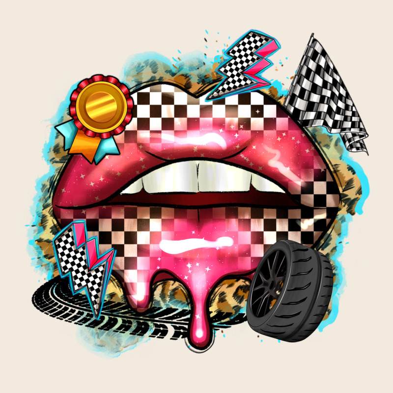 Race Lips Zipper Hoodie by Zillion Design Studio | Teevron
