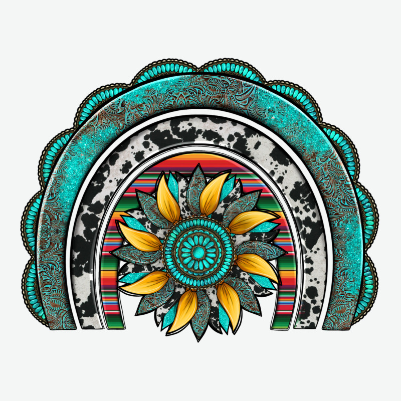 Gemstone Sunflower  Rainbow Urban Heavy Tee by Artiststas | Teevron