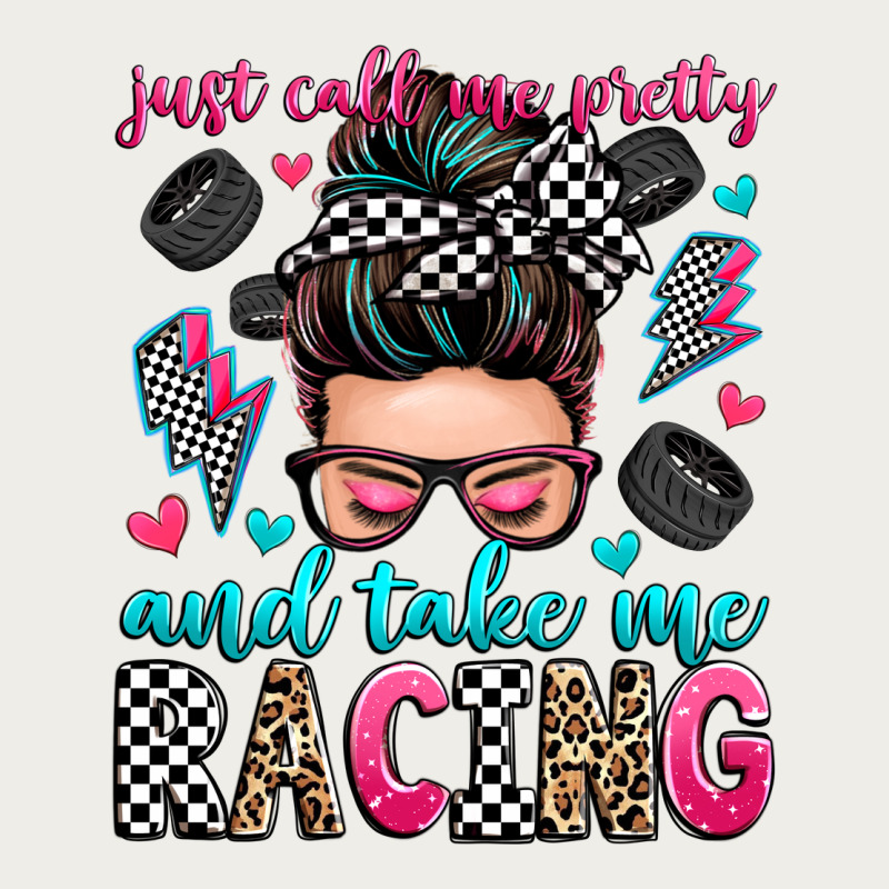 Just Call Me Pretty And Take Me Racing Zipper Hoodie by Zillion Design Studio | Teevron