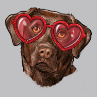 Labrador Retriever With Love Glass Long Sleeve Tee | Teevron